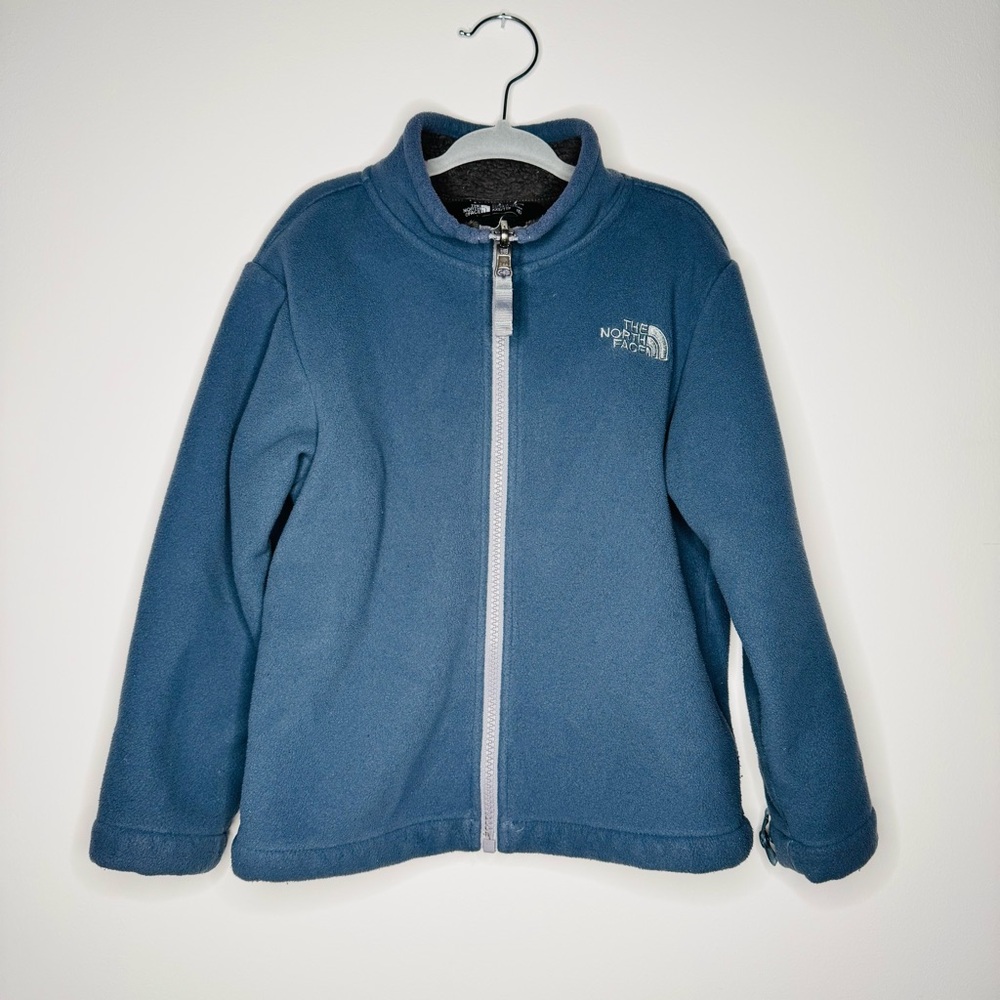 The North Face Teal Fleece Jacket 5T/XXS